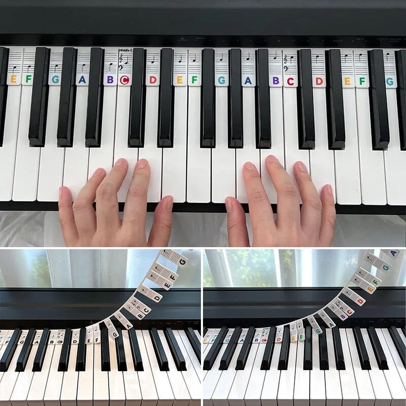 Stornfield | Removable Piano Keyboard Note Labels