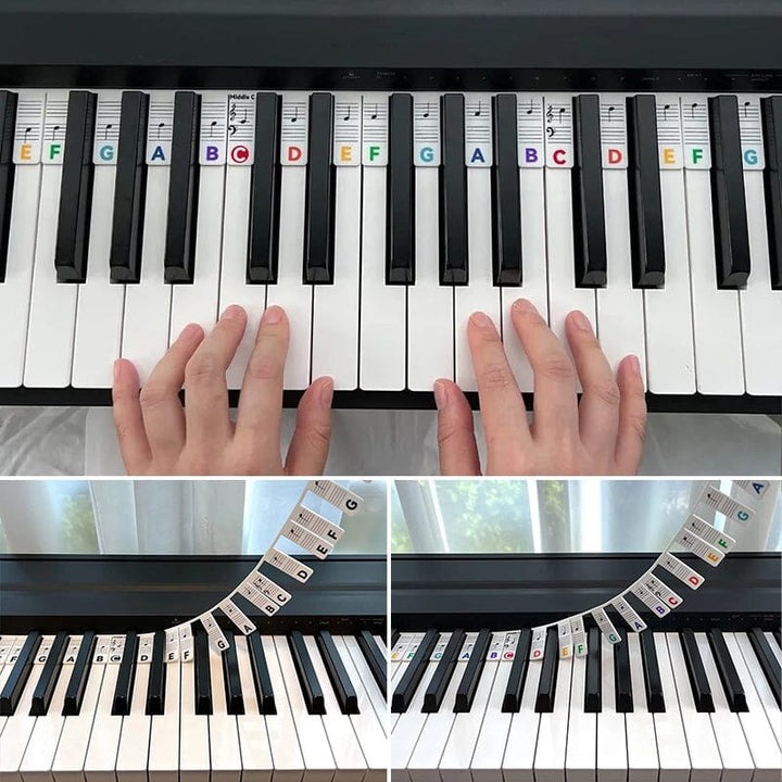 Stornfield | Removable Piano Keyboard Note Labels