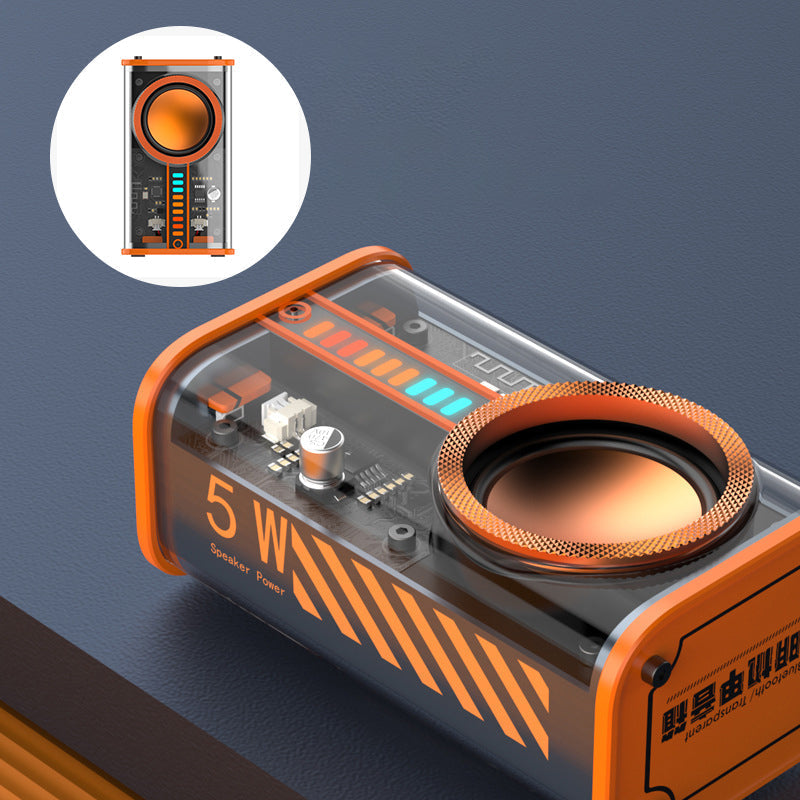 Transparent wireless Mecha Bluetooth speaker | Stornfield