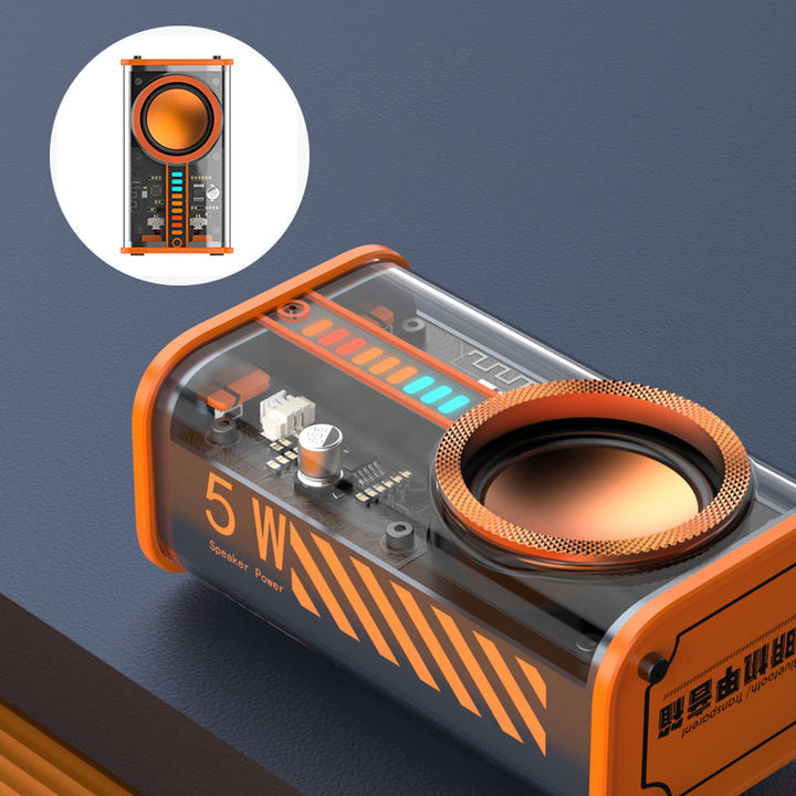 Transparent wireless Mecha Bluetooth speaker | Stornfield