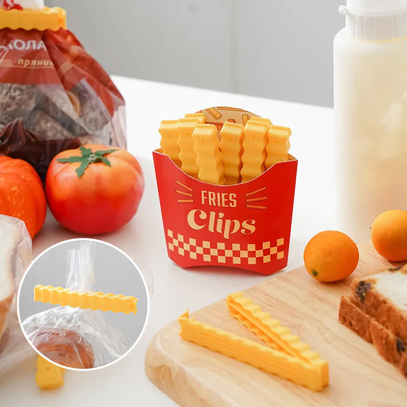 Funny magnetic French fries food closure clip | Stornfield