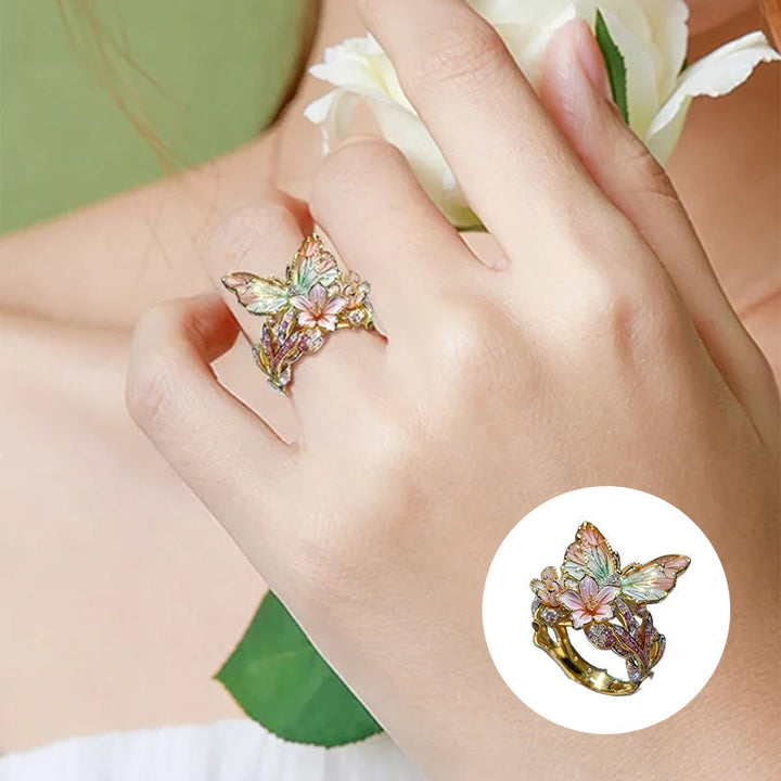 Butterfly flower ring | Stornfield