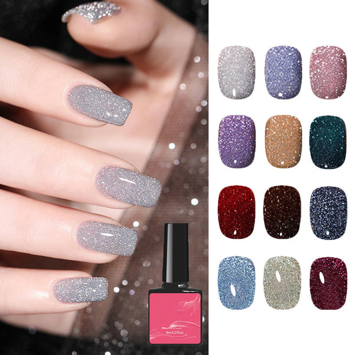 High-density glitter nail gel polish | Stornfield