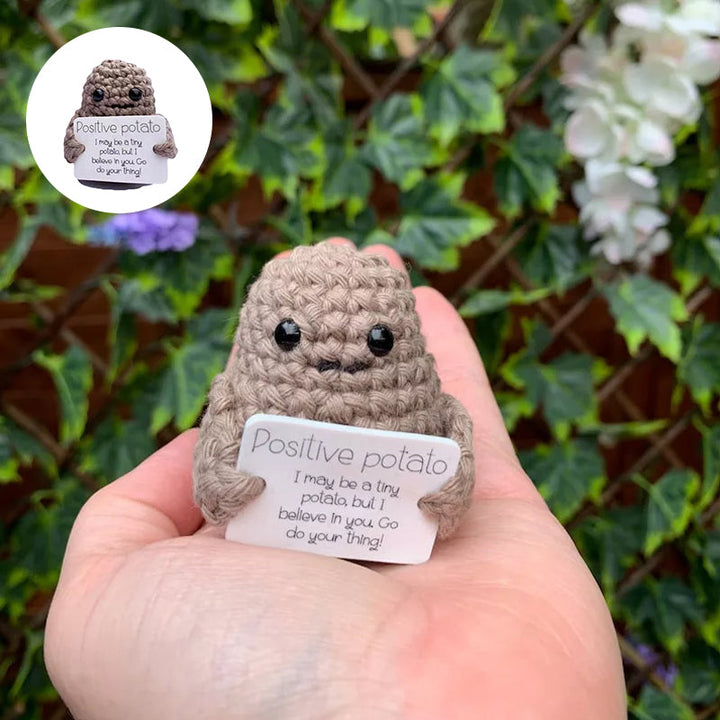 Funny Gift Knitted Positive Potato Stornfield