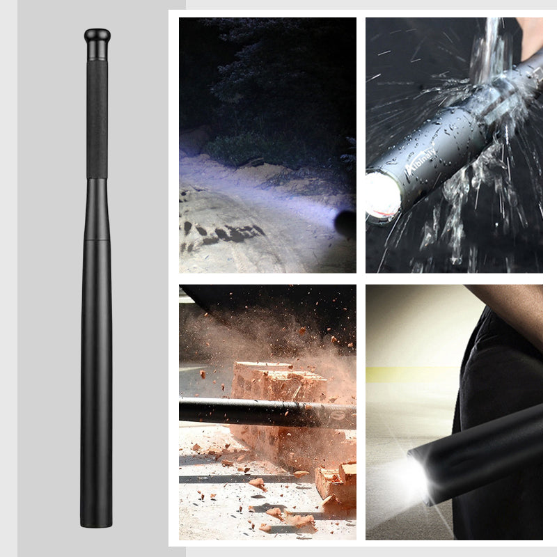 Stornfield | Baseball Bat Shaped LED Flashlight | Aluminum Alloy, 3 Lighting Modes | Emergency & Utility Use