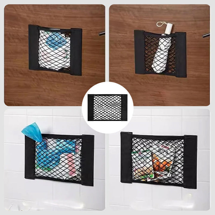 Plastic Bag Storage Mesh Bag (With adhesive tape) | Stornfield