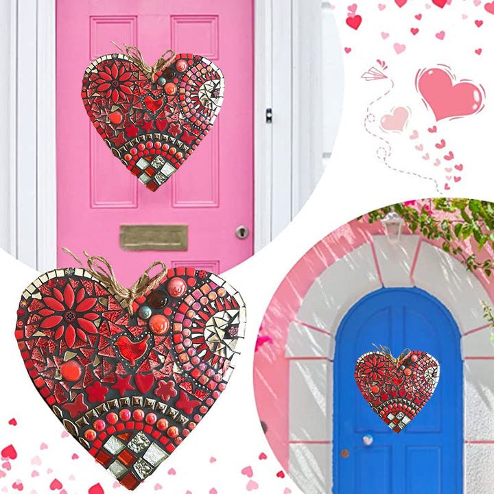 Stornfield | Large Mosaic Heart Garden Decoration
