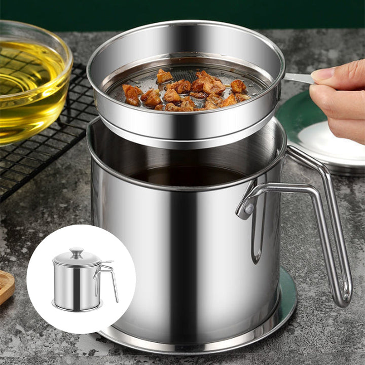 Stainless Steel Oil Filter Pot | Stornfield