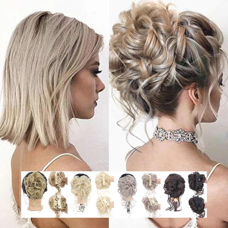Hair bun ponytail with clip | Stornfield
