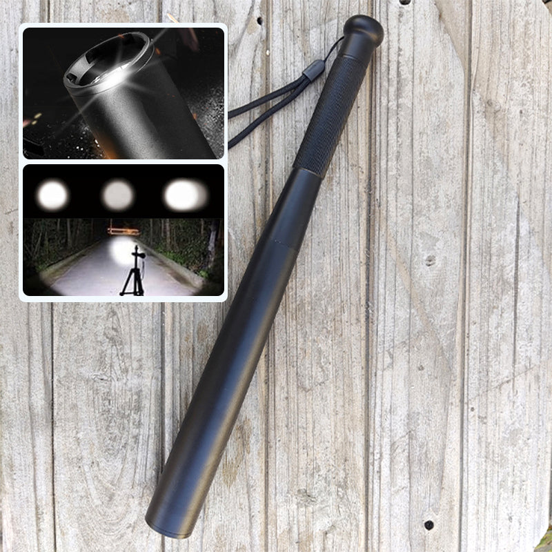 Stornfield | Baseball Bat Shaped LED Flashlight | Aluminum Alloy, 3 Lighting Modes | Emergency & Utility Use