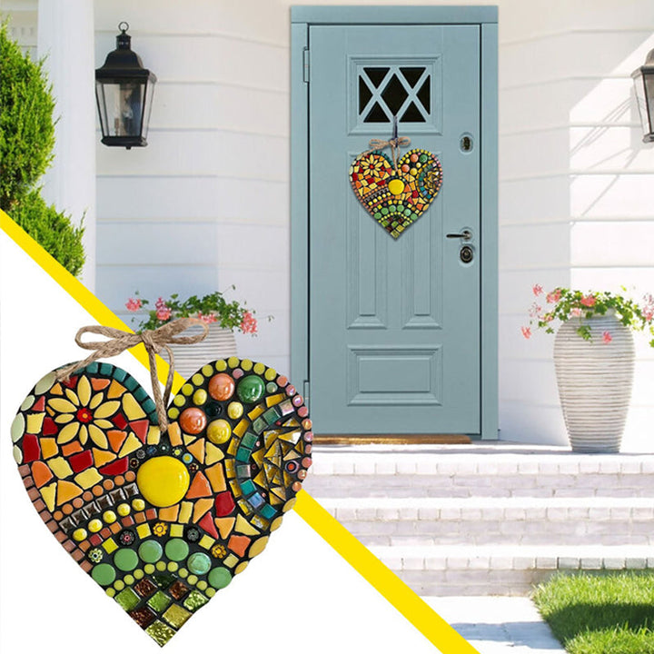 Stornfield | Large Mosaic Heart Garden Decoration