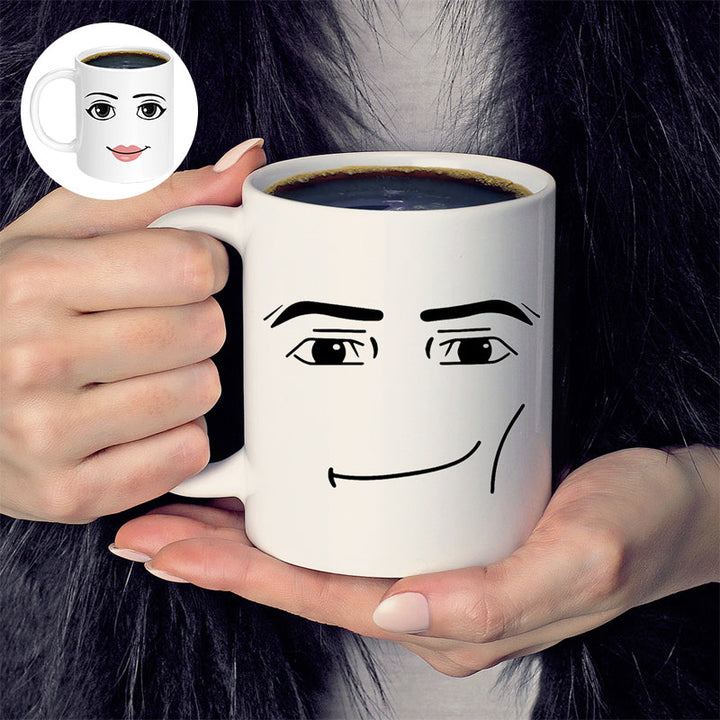 Emoji printed ceramic mug | Stornfield