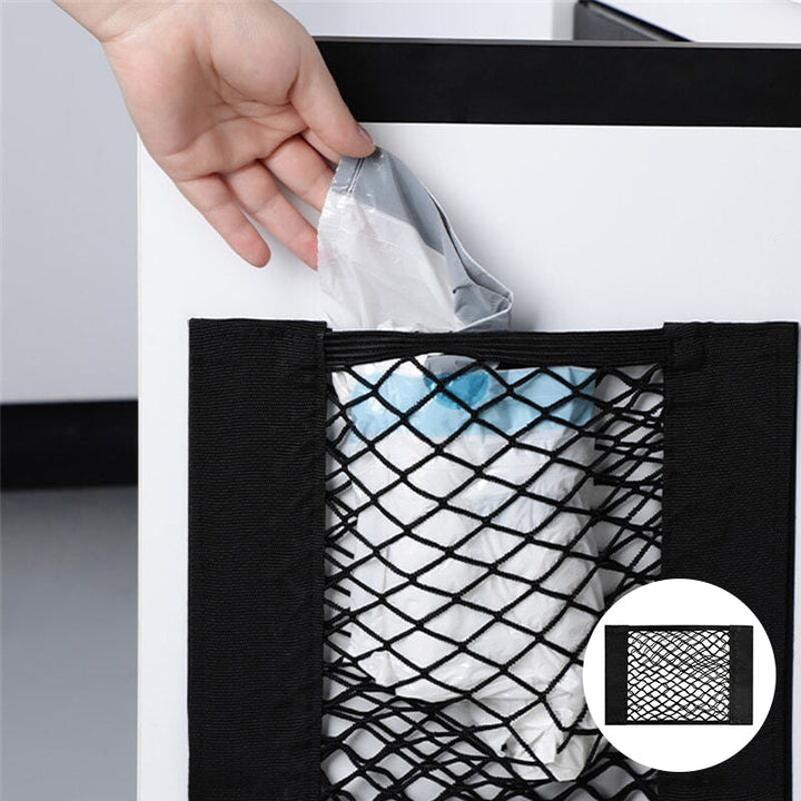 Plastic Bag Storage Mesh Bag (With adhesive tape) | Stornfield
