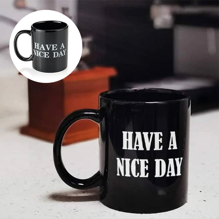 Coffee Cup Have a Nice Day middle finger funny cup original gift | Stornfield