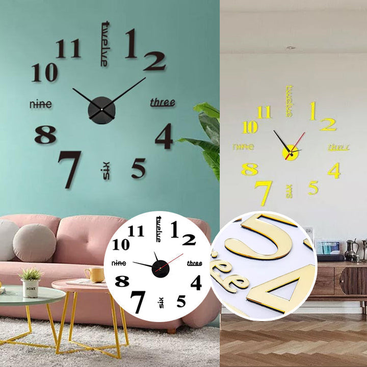 DIY Modern No-Punch Wall Clock | Stornfield