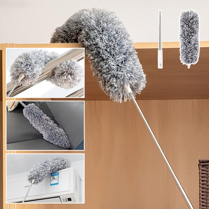 Retractable Washable Curved Microfiber Duster | Stornfield