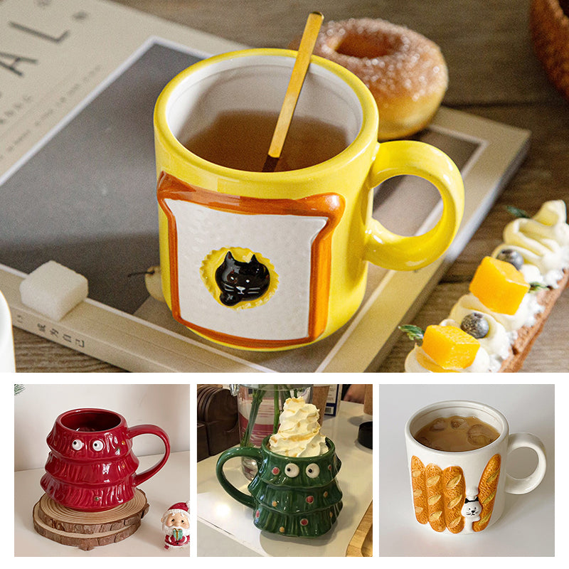 Creative Big Eyes Christmas Tree Mug | Stornfield