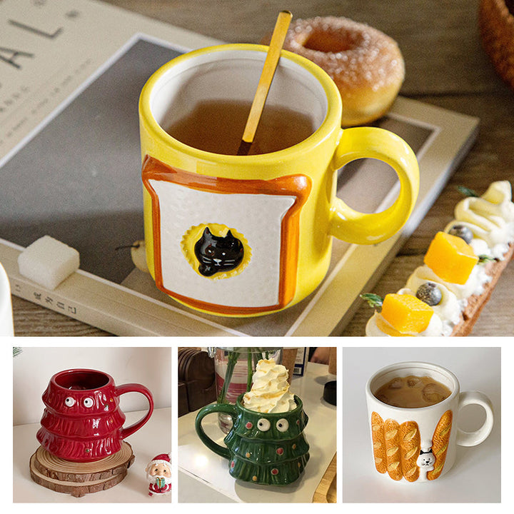 Creative Big Eyes Christmas Tree Mug | Stornfield