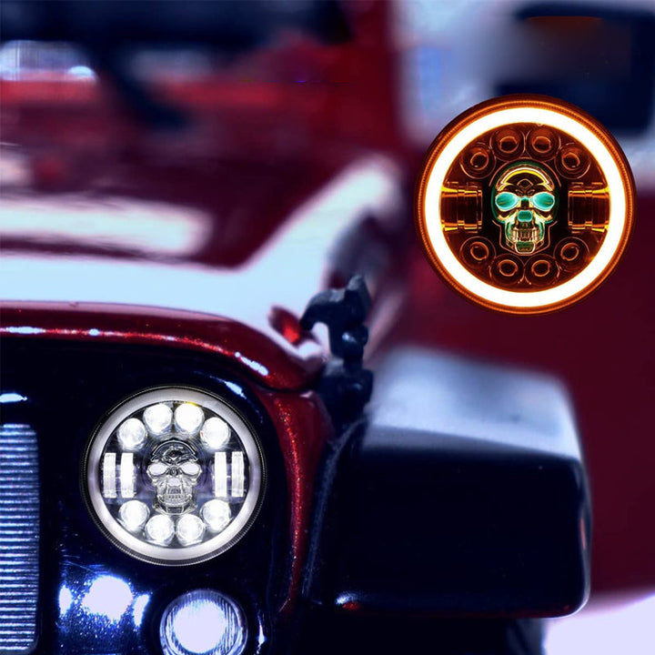 Stornfield | 7 Inch Skull LED Headlight