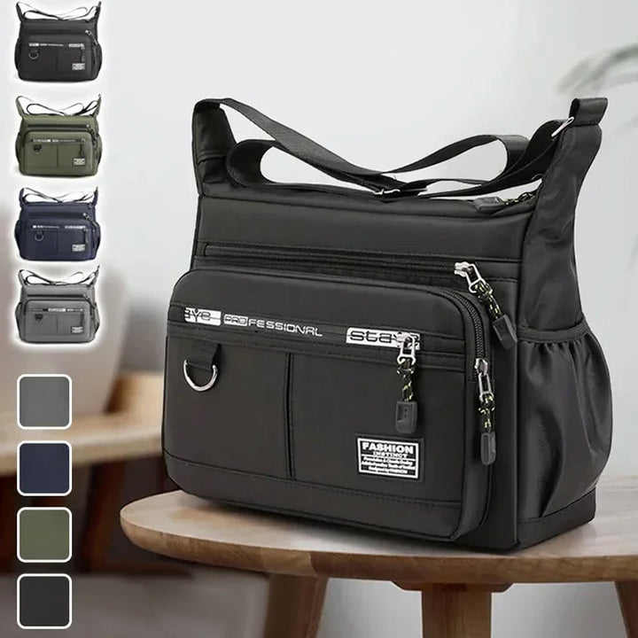 Men's messenger bag with multiple pockets | Stornfield