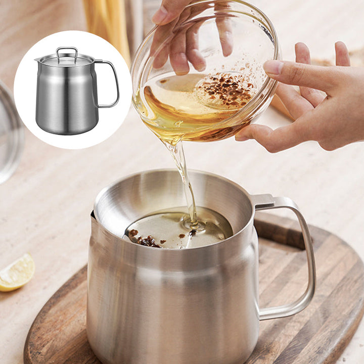 2-in-1 304 Stainless Steel Multifunctional Oil Strainer Pot | Stornfield