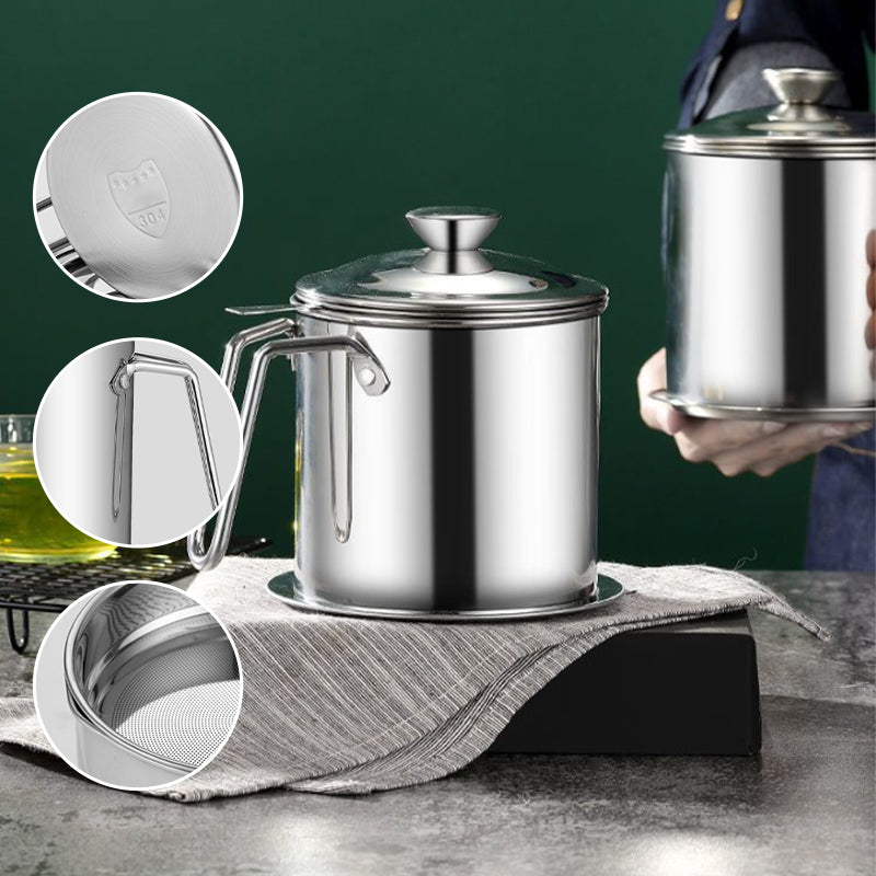 Stainless Steel Oil Filter Pot | Stornfield