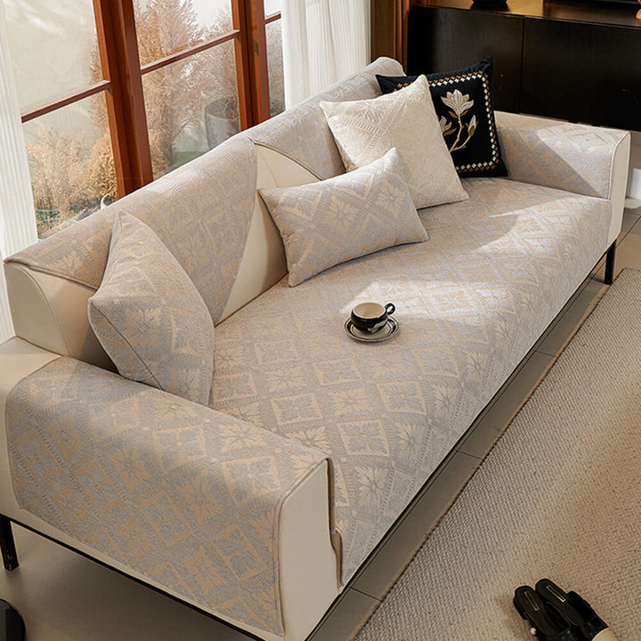 French Elegance Chenille Soft Breathable Couch Cover 4 Seasons | Stornfield