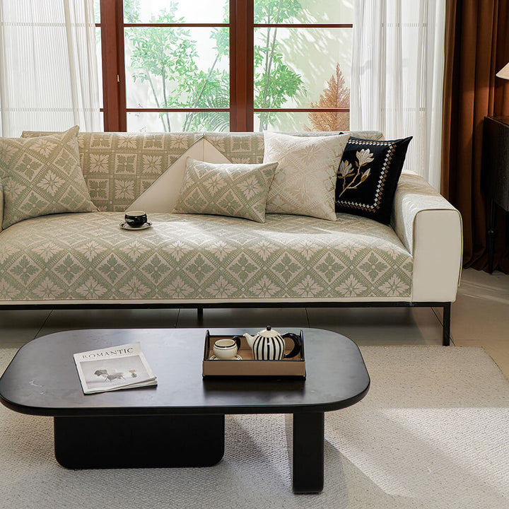French Elegance Chenille Soft Breathable Couch Cover 4 Seasons | Stornfield
