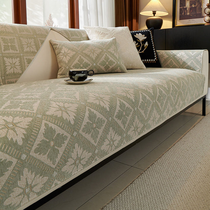 French Elegance Chenille Soft Breathable Couch Cover 4 Seasons | Stornfield