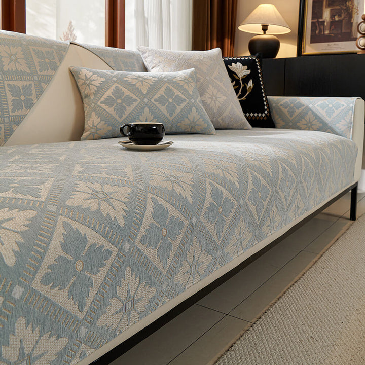 French Elegance Chenille Soft Breathable Couch Cover 4 Seasons | Stornfield