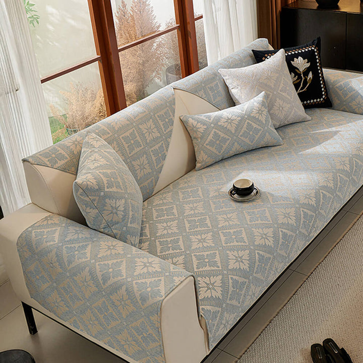 French Elegance Chenille Soft Breathable Couch Cover 4 Seasons | Stornfield