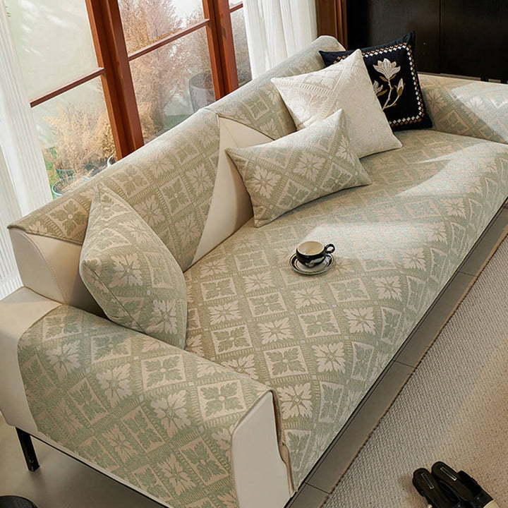 French Elegance Chenille Soft Breathable Couch Cover 4 Seasons | Stornfield