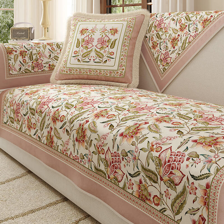 Garden Vintage Luxury Furniture Protective Non-Slip Couch Cover | Stornfield