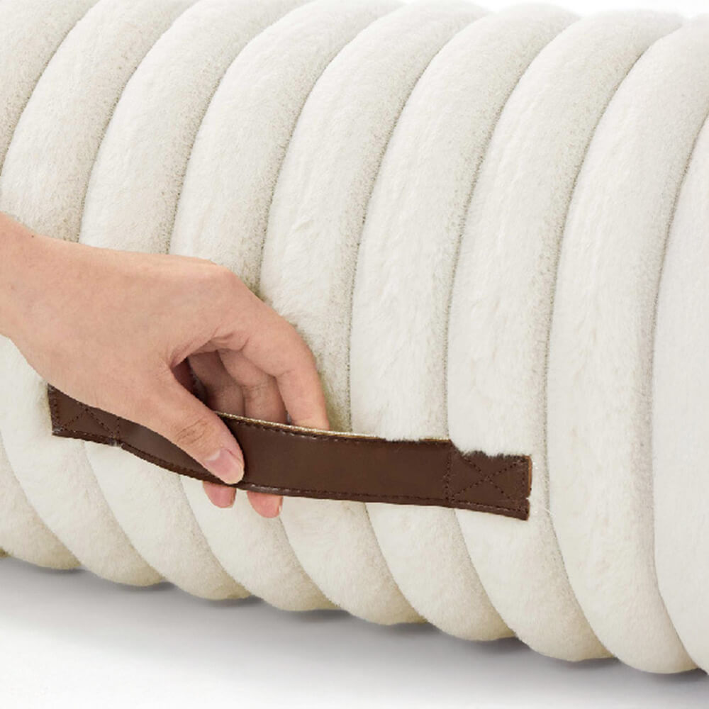 Faux Rabbit Fur Wave Pet Bed Ultimate Comfort Support | Stornfield