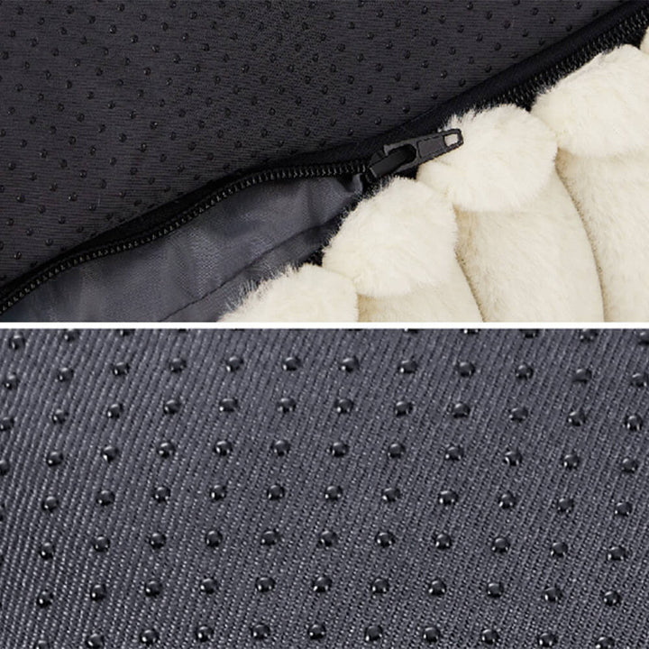 Faux Rabbit Fur Wave Pet Bed Ultimate Comfort Support | Stornfield