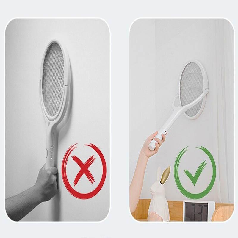 Stornfield | Fly Swatter – FlyZap – Foldable USB connection – Child and pet friendly
