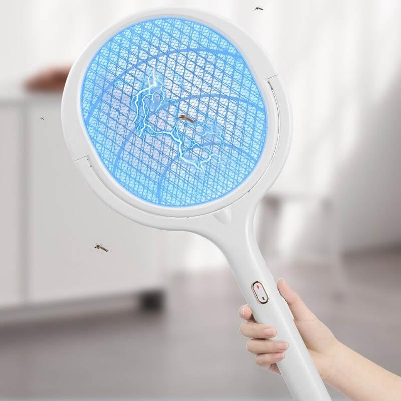 Stornfield | Fly Swatter – FlyZap – Foldable USB connection – Child and pet friendly