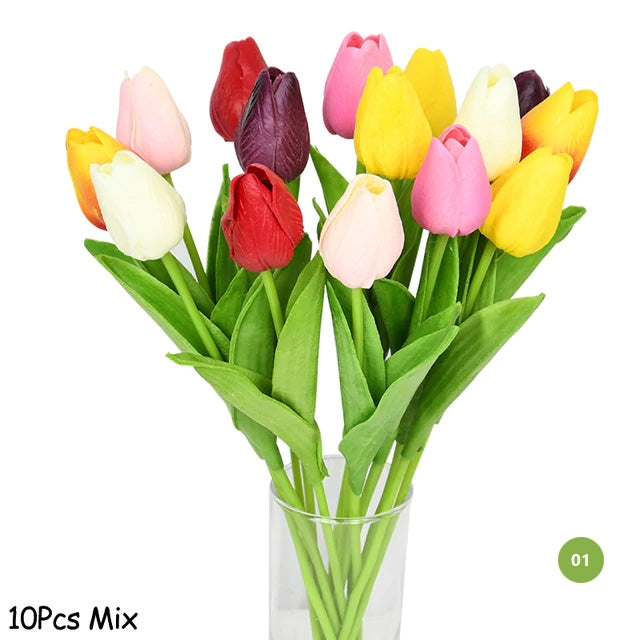 Stornfield | Fashion Tulip Artificial Flowers for Creative Maintenance-Free Home Decor Floral Displays for Living Room Dining Room Nordic Home Decor