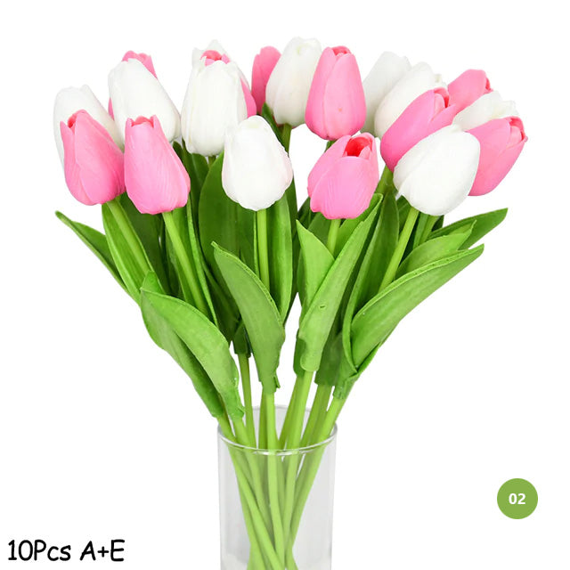Stornfield | Fashion Tulip Artificial Flowers for Creative Maintenance-Free Home Decor Floral Displays for Living Room Dining Room Nordic Home Decor