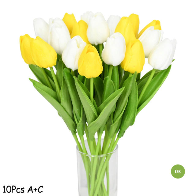 Stornfield | Fashion Tulip Artificial Flowers for Creative Maintenance-Free Home Decor Floral Displays for Living Room Dining Room Nordic Home Decor