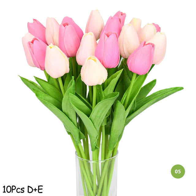 Stornfield | Fashion Tulip Artificial Flowers for Creative Maintenance-Free Home Decor Floral Displays for Living Room Dining Room Nordic Home Decor