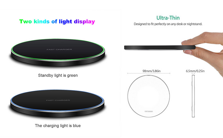 Stornfield | 30W Fast Wireless Charging Pad | Premium USB C Charging Cable MagSafe Charger for Apple iPhone, Samsung & Android - Fast Wireless Charging Pad