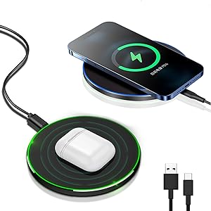 Stornfield | 30W Fast Wireless Charging Pad | Premium USB C Charging Cable MagSafe Charger for Apple iPhone, Samsung & Android - Fast Wireless Charging Pad