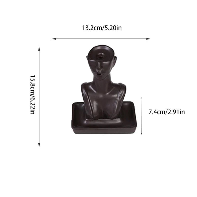 Female Form Backflow Incense Holder Stornfield