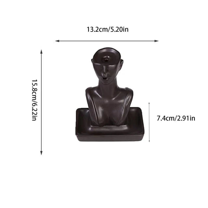 Female Form Backflow Incense Holder Stornfield