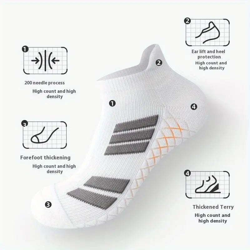 Stornfield | Heel-friendly Sports Socks – With Arch Support & Friction PRedection