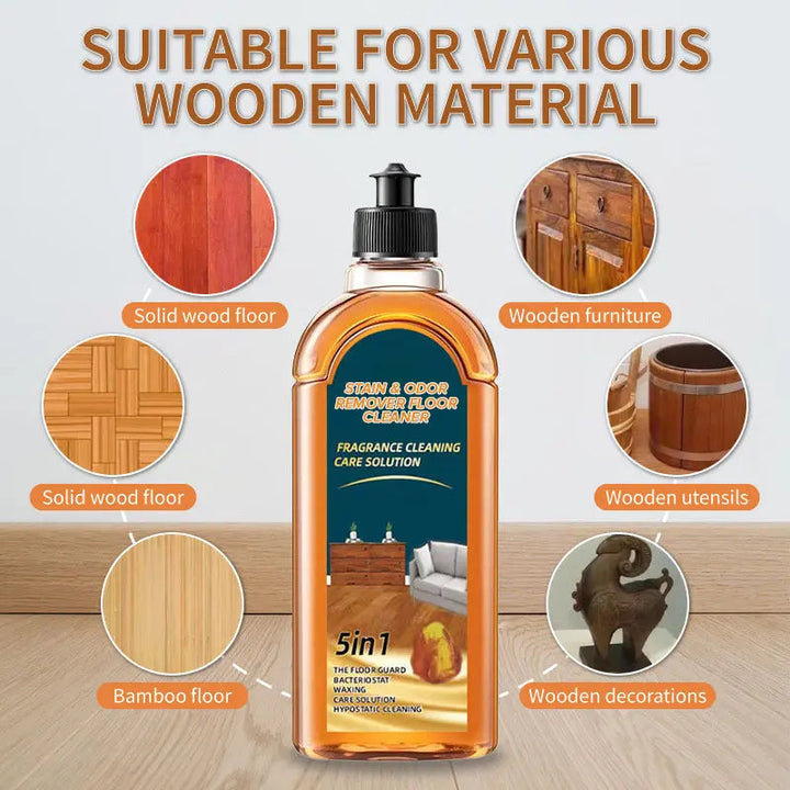 Stornfield | Stain and Odor Remover for Wooden Floors – 5-in-1 Cleaning Solution