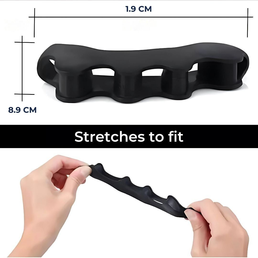 FlexAlign Toe Spacer | Toe Realignment and Pain Relief – Ideal for Bunions - Overlapping Toes - and Foot Comfort Stornfield