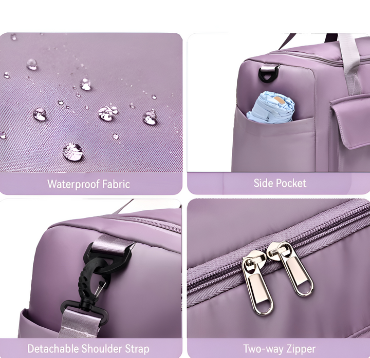 Waterproof travel bag with shoe compartment – Lightweight weekend bag with plenty of storage space | Stornfield