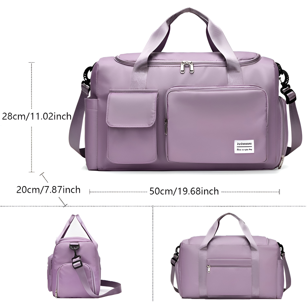 Waterproof travel bag with shoe compartment – Lightweight weekend bag with plenty of storage space | Stornfield